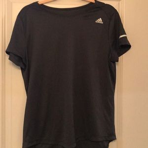Black Adidas running shirt